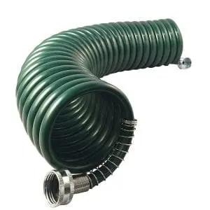 Coiled Garden Water Hose
