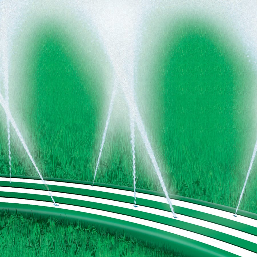 Andrews 50-Foot 2 Tube Sprinkler Hose 10-12348 (1