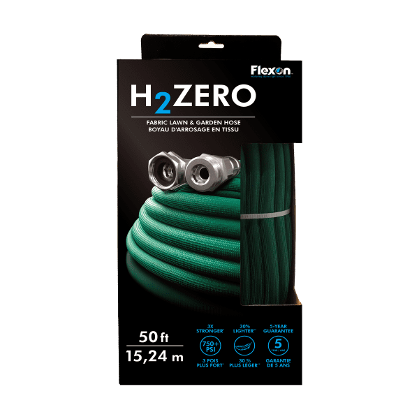 H2ZERO - Flexon Fabric Lawn & Garden Hose