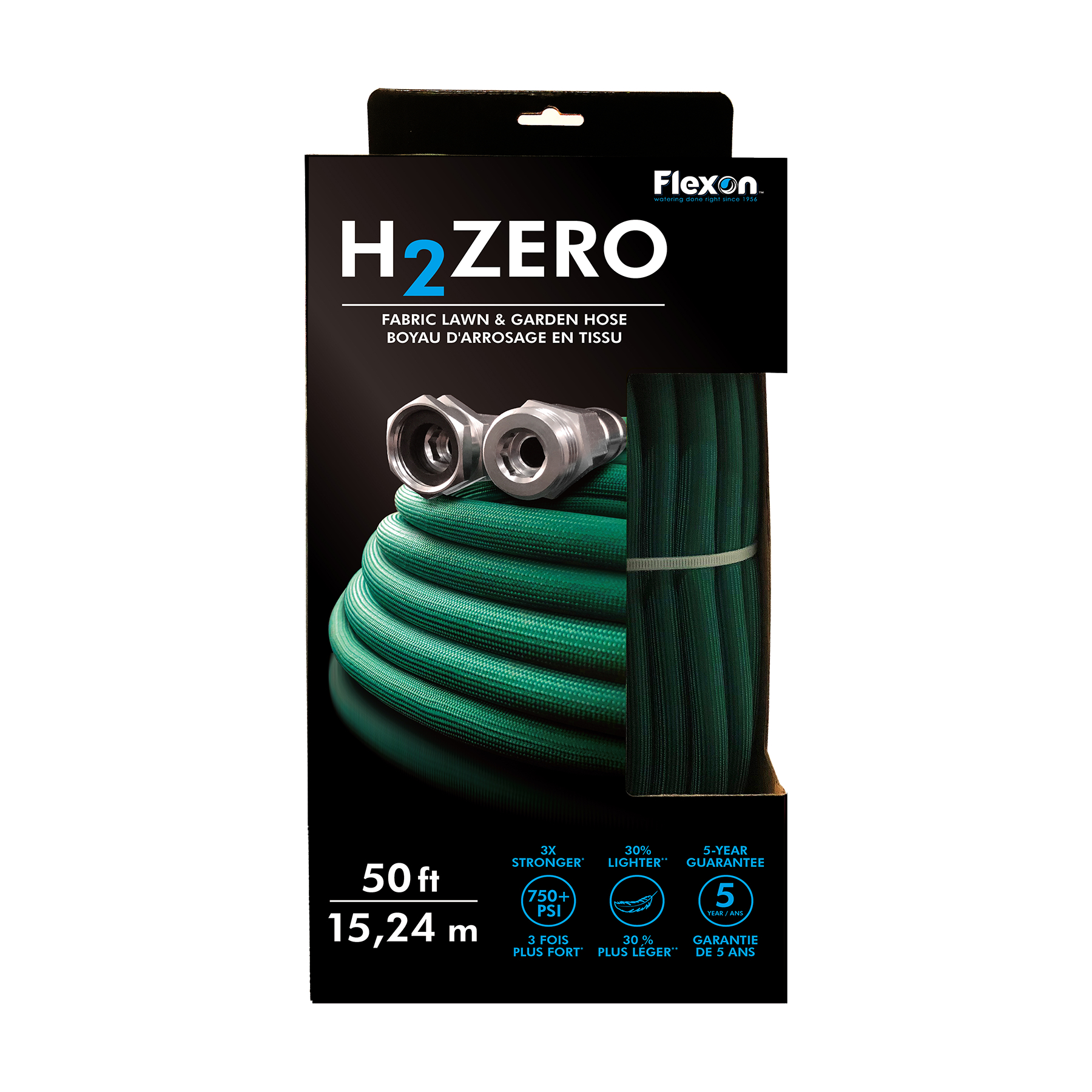 H2ZERO - Flexon Fabric Lawn & Garden Hose