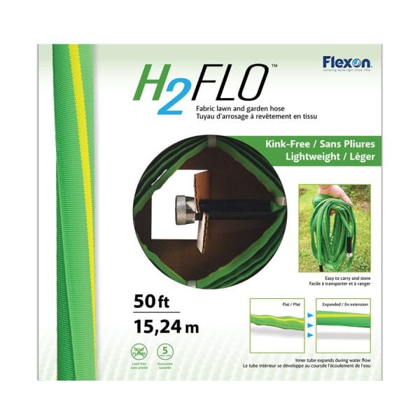H2FLO - Flexon Fabric Lawn & Garden Hose